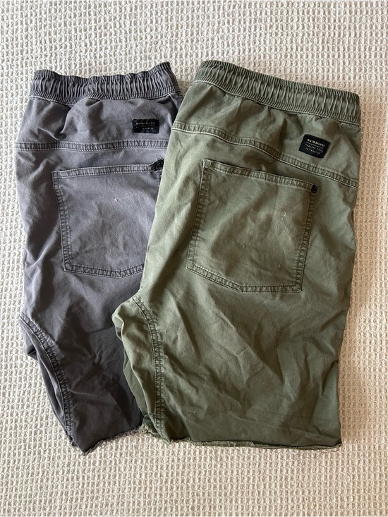 Quiksilver Other - Quiksilver Men's Olive Green and Gray Shorts Bundle